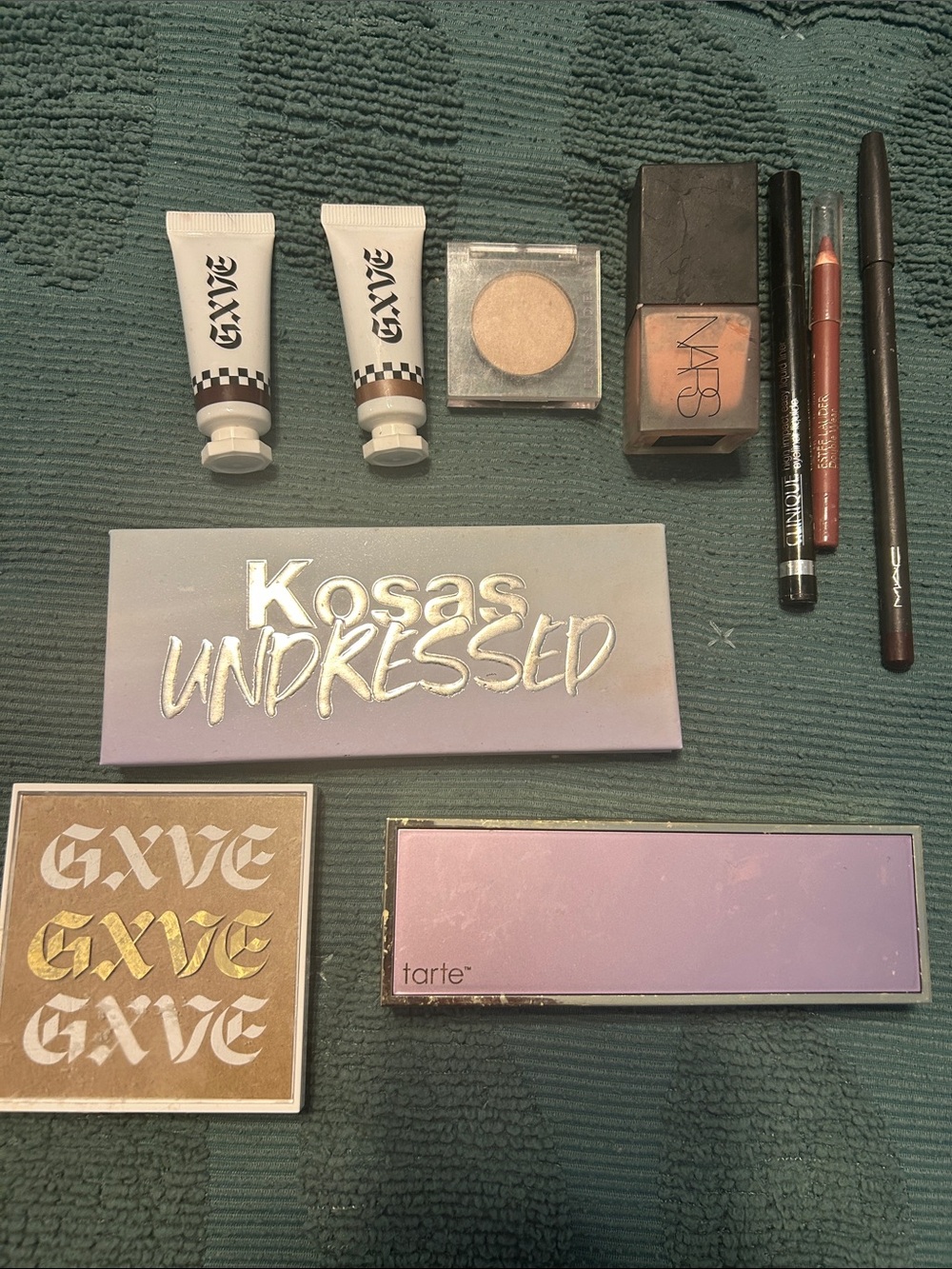 Kosas Undressed Eyeshadow Palette + Mixed Makeup Lot